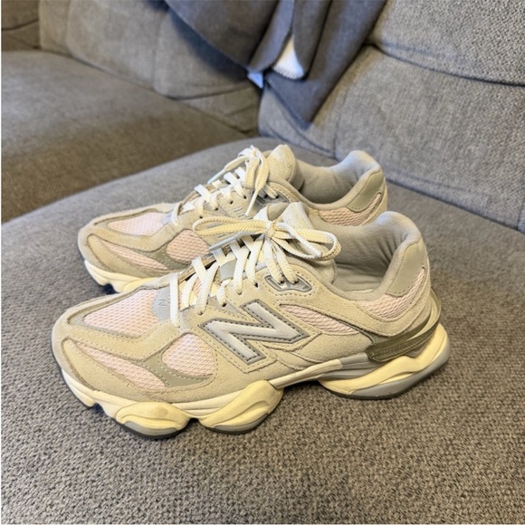 New Balance Shoes - New Balance 9060 Women's Beige and Gray Sneakers